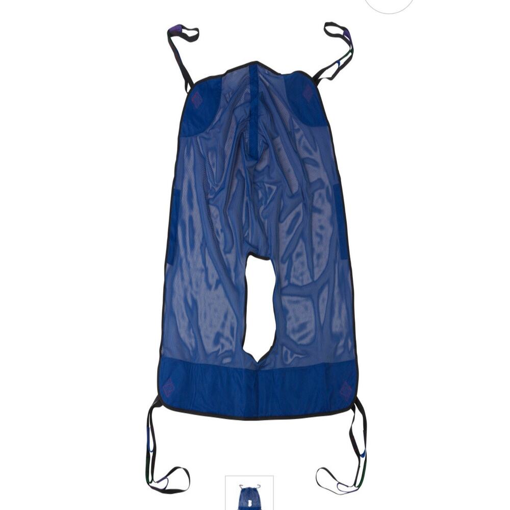 Drive Medical 13221XLFull Body Patient Lift Sling With Commode, Mesh, XL 600#